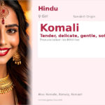 Komali Name Meaning and Details