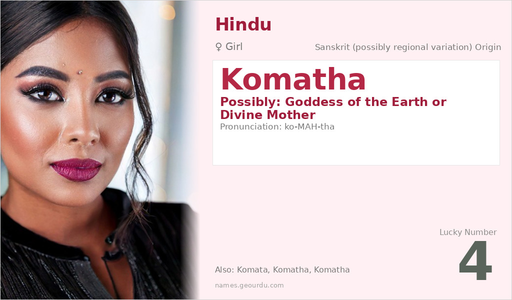 Komatha Name Meaning and Details