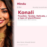 Konali Name Meaning and Details