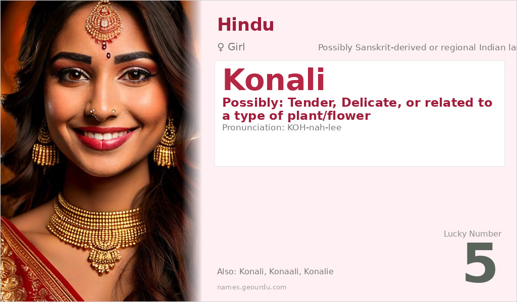 Konali Name Meaning and Details