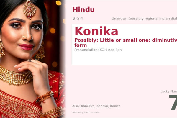 Konika Name Meaning — Origin, Gender & Details (2025)