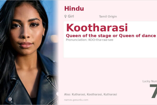 Kootharasi Meaning — Tamil Origin, Girl Name & Details (2025)