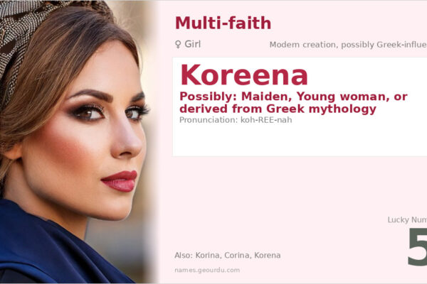 Koreena Name Meaning — Origin, Gender & Details (2025)