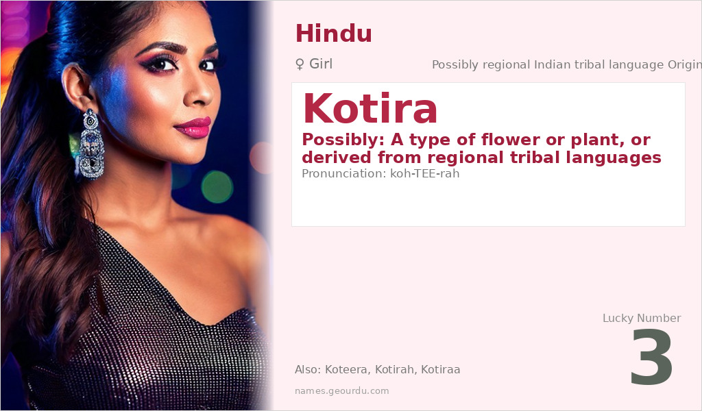 Kotira Name Meaning and Details