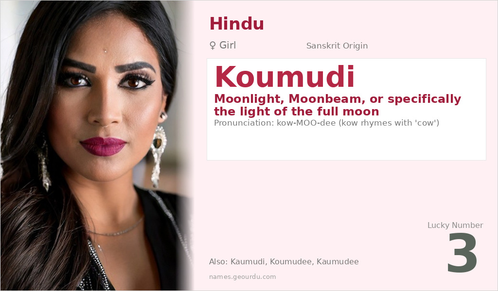 Koumudi Name Meaning and Details