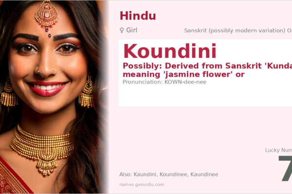 Koundini Name Meaning — Origin, Gender & Details (2025)