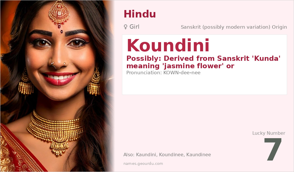 Koundini Name Meaning and Details