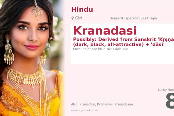 Kranadasi Meaning — Origin, Gender & Details (2025)