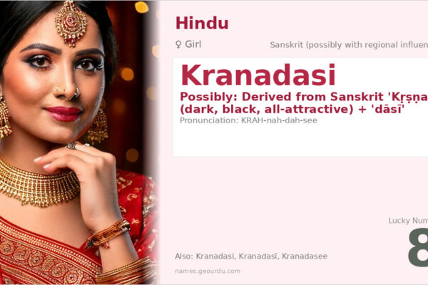 Kranadasi Meaning — Origin, Gender & Details (2025)