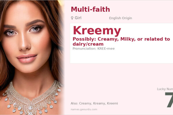 Kreemy Name Meaning — Origin, Gender & Details (2025)