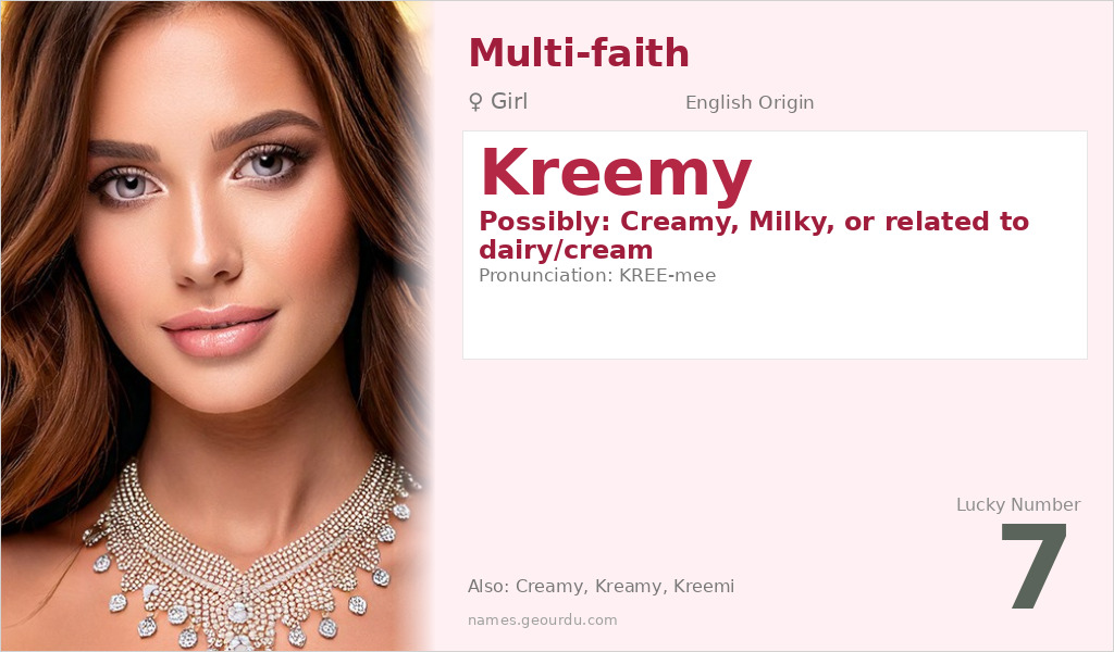 Kreemy Name Meaning and Details