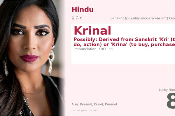 Krinal Name Meaning — Origin, Gender & Details (2025)