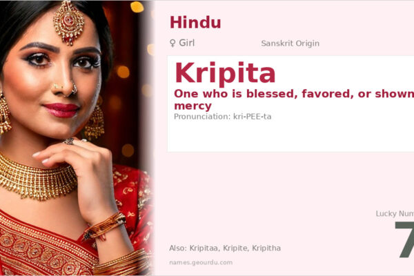 Kripita Name Meaning — Sanskrit Origin, Girl Name & Details (2025)