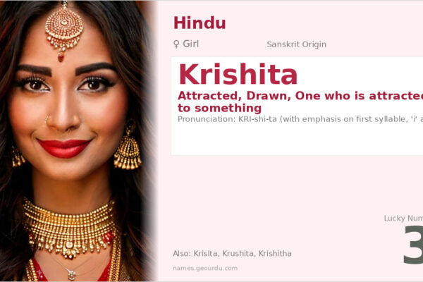Krishita Name Meaning — Sanskrit Origin, Girl Name & Details (2025)