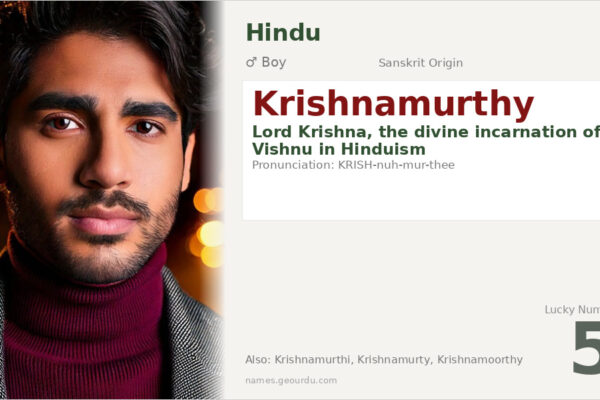 Krishnamurthy Name Meaning — Origin, Gender & Details (2025)