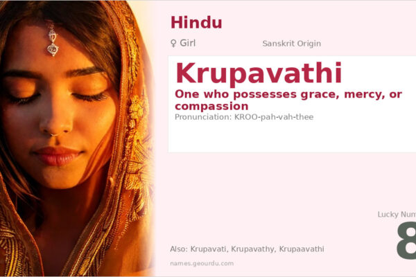 Krupavathi Meaning — Sanskrit Origin, Girl Name & Details (2025)