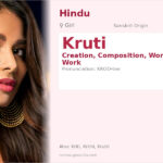 Kruti Name Meaning and Details