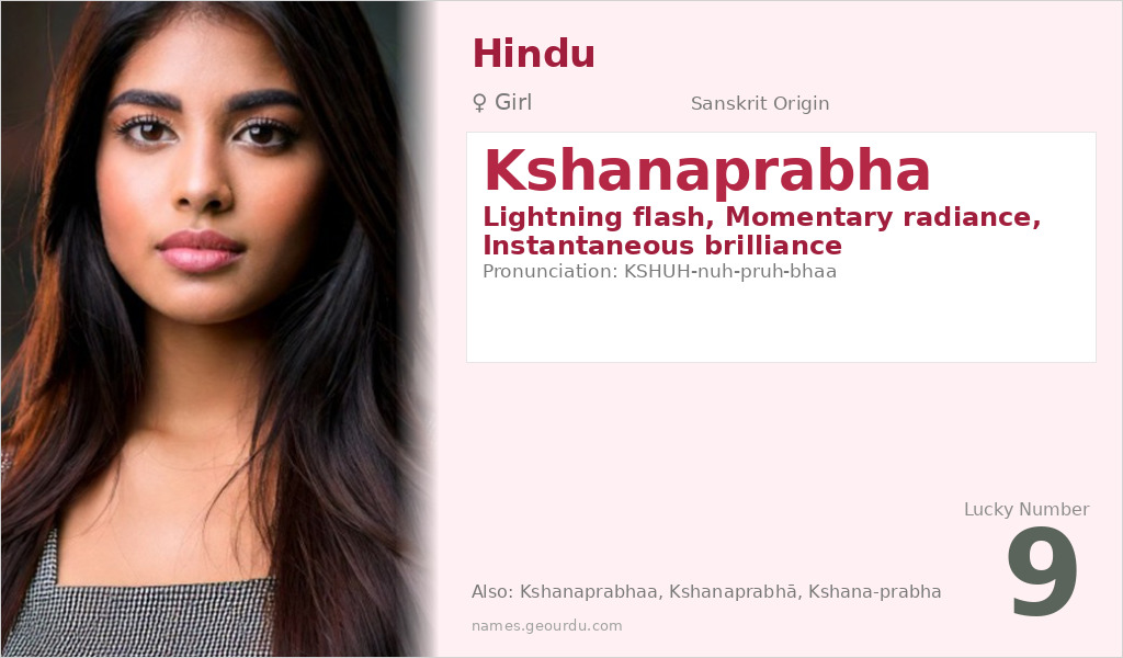 Kshanaprabha Name Meaning and Details