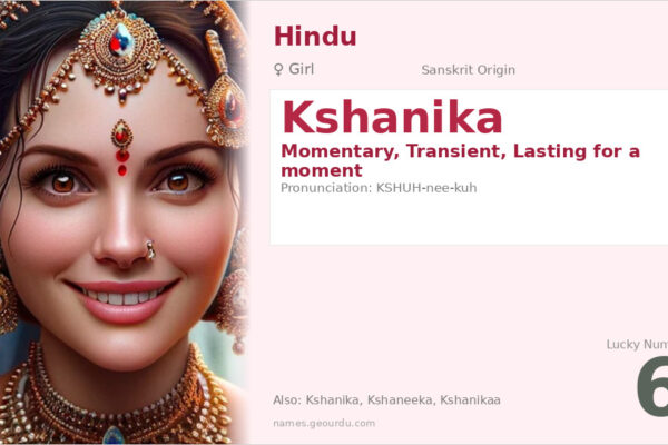 Kshanika Name Meaning — Sanskrit Origin, Girl Name & Details (2025)