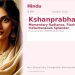 Kshanprabha Name Meaning and Details