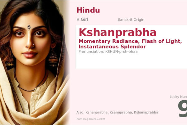 Kshanprabha Name Meaning — Sanskrit Origin, Girl Name & Details (2025)