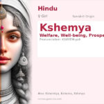 Kshemya Name Meaning and Details