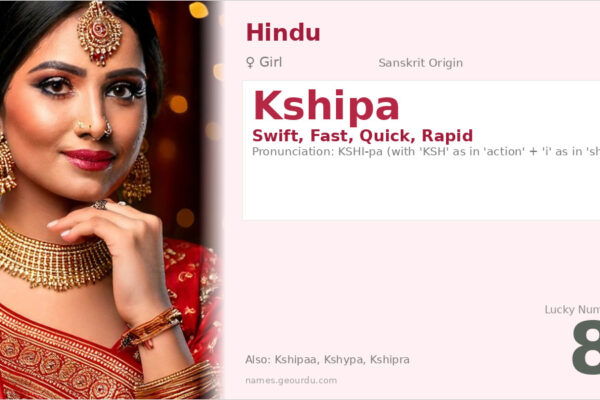 Kshipa Name Meaning — Swift, Sanskrit Origin & Details (2025)