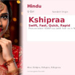 Kshipraa Name Meaning and Details