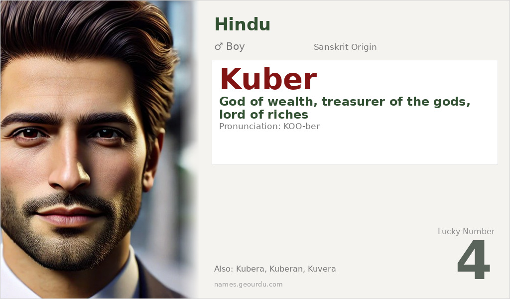 Kuber Name Meaning and Details