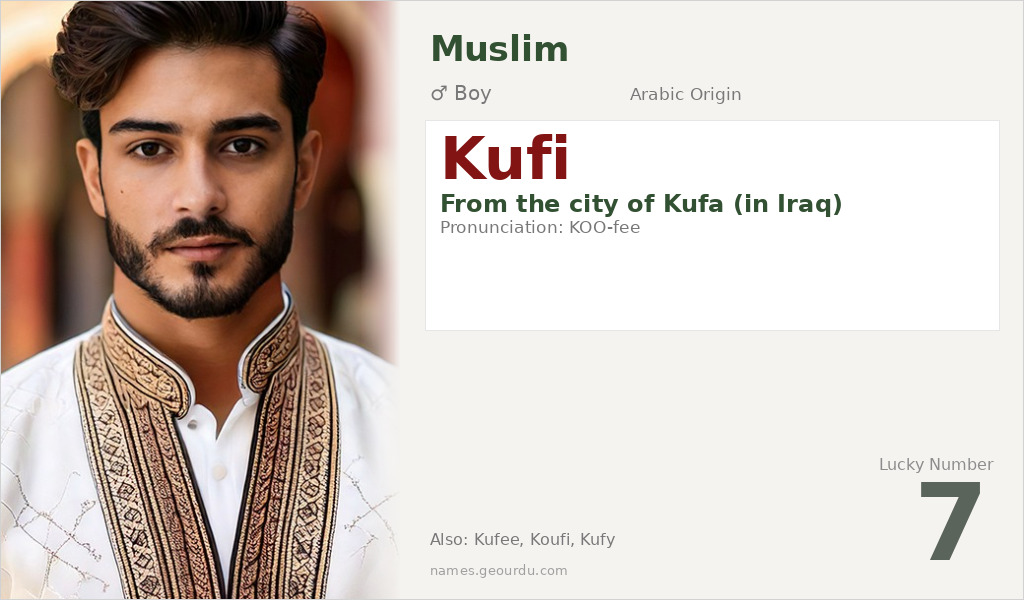 Kufi Name Meaning and Details