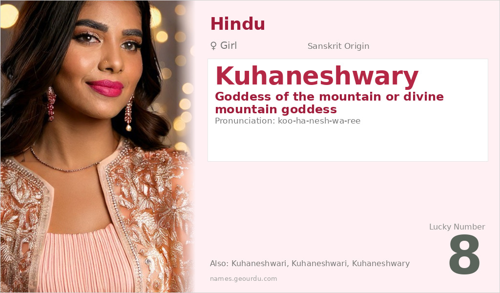Kuhaneshwary Name Meaning and Details
