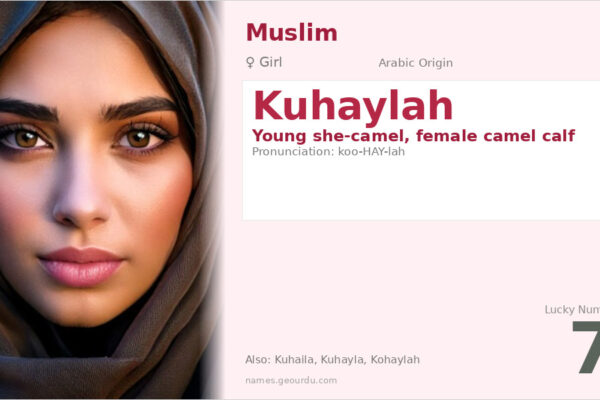 Kuhaylah Name Meaning — Arabic Origin, Girl Name & Details (2025)