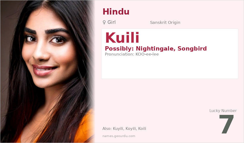 Kuili Name Meaning and Details