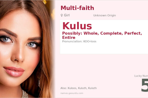 Kulus Name Meaning — Origin, Gender & Details (2025)