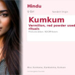 Kumkum Name Meaning and Details