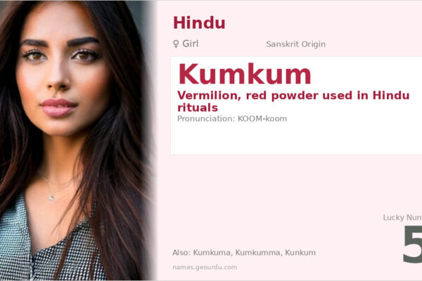 Kumkum Name Meaning — Sanskrit Origin, Hindu Girl Name & Details (2025)