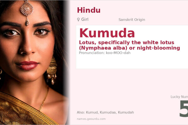 Kumuda Name Meaning — Lotus Origin, Hindu Girl Name & Details (2025)