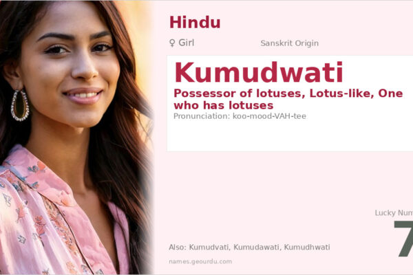 Kumudwati Meaning — Sanskrit Origin, Girl Name & Details (2025)
