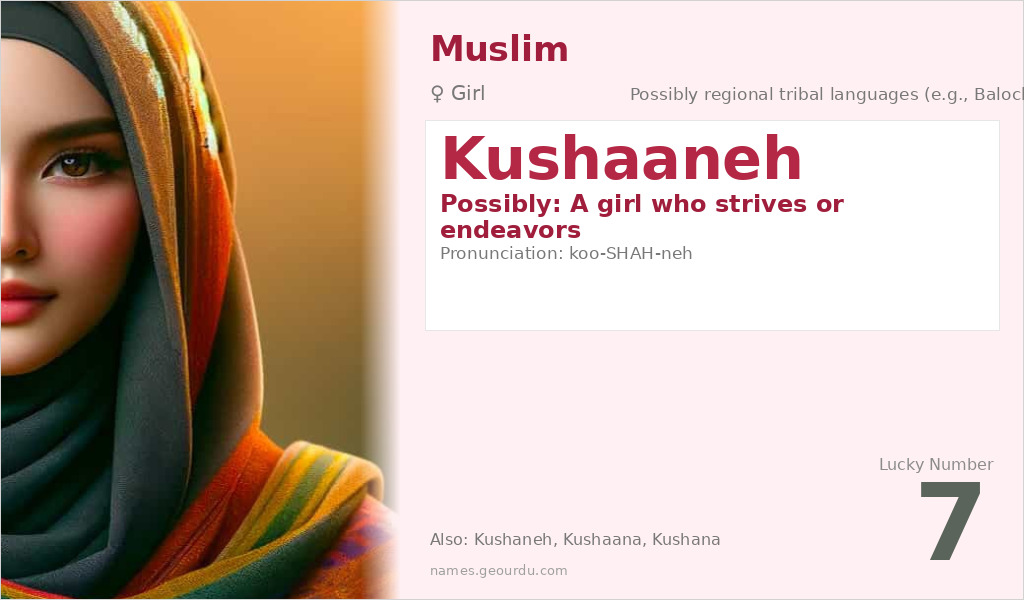 Kushaaneh Name Meaning and Details