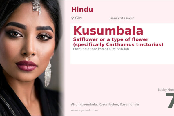 Kusumbala Name Meaning — Sanskrit Origin, Girl Name & Details (2025)