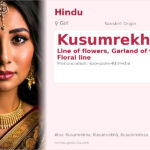 Kusumrekha Name Meaning and Details