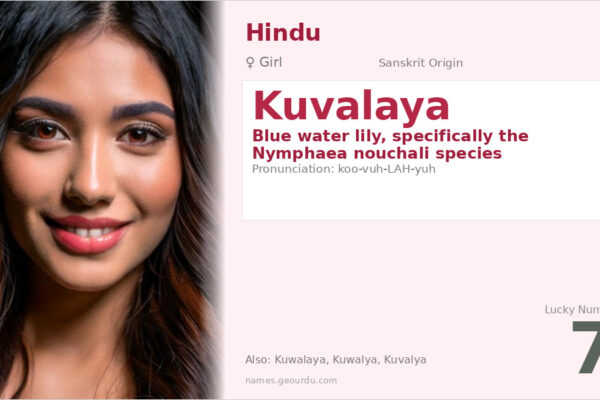 Kuvalaya Name Meaning — Sanskrit Origin, Girl Name & Details (2025)