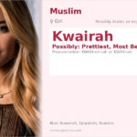 Kwairah Name Meaning and Details