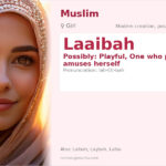 Laaibah Name Meaning and Details