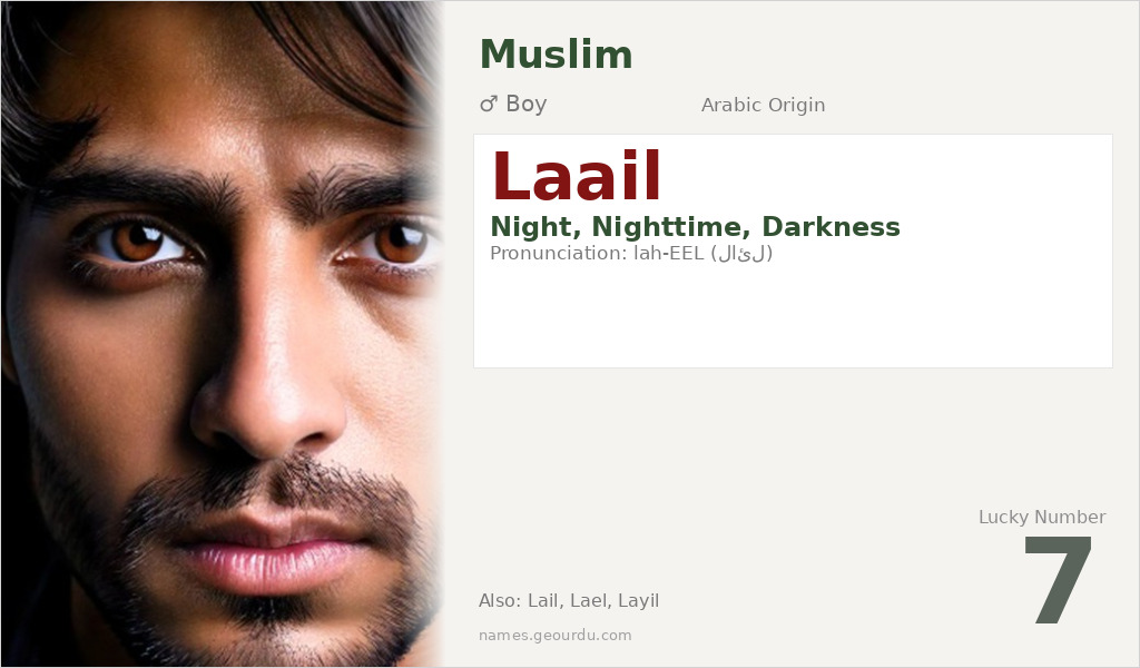 Laail Name Meaning and Details
