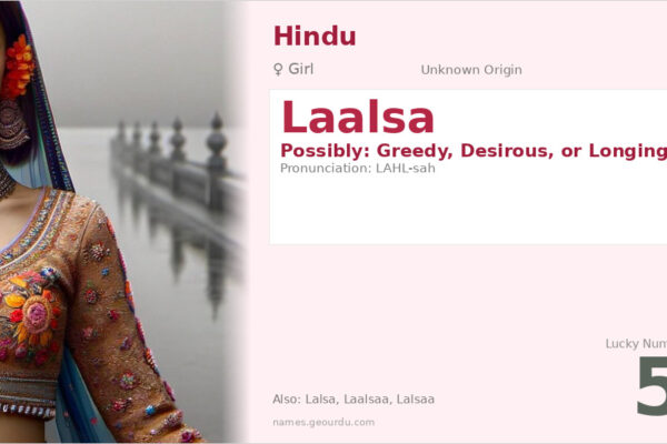 Laalsa Name Meaning — Origin, Gender & Details (2025)
