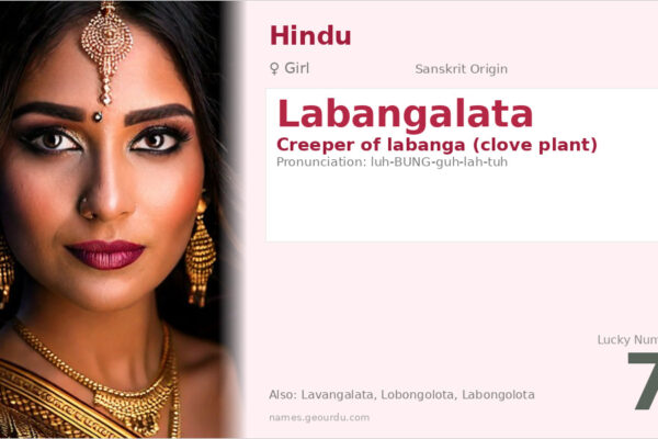 Labangalata Name Meaning — Sanskrit Origin, Girl Name & Details (2025)