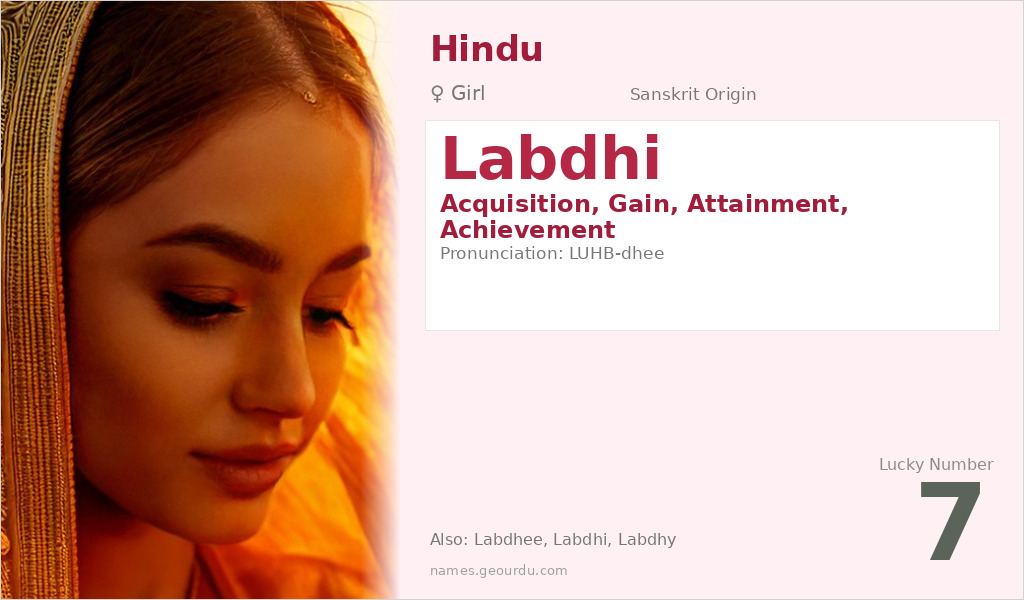 Labdhi Name Meaning and Details
