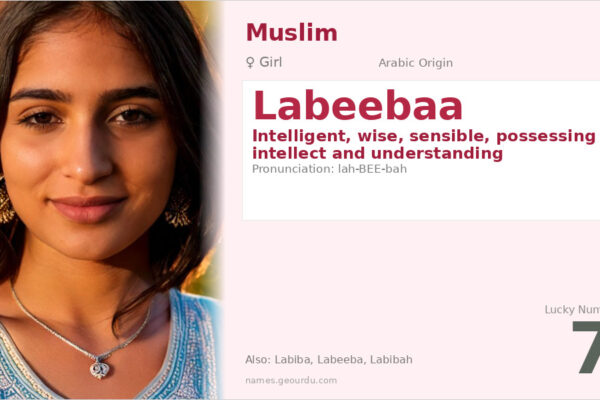 Labeebaa Name Meaning — Arabic Origin, Girl Name & Details (2025)