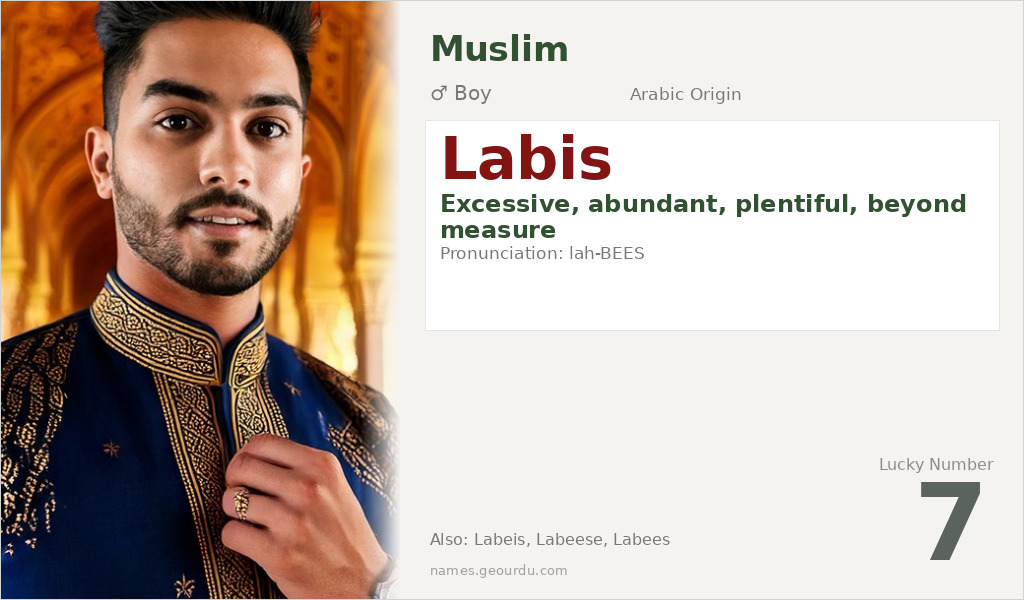 Labis Name Meaning and Details
